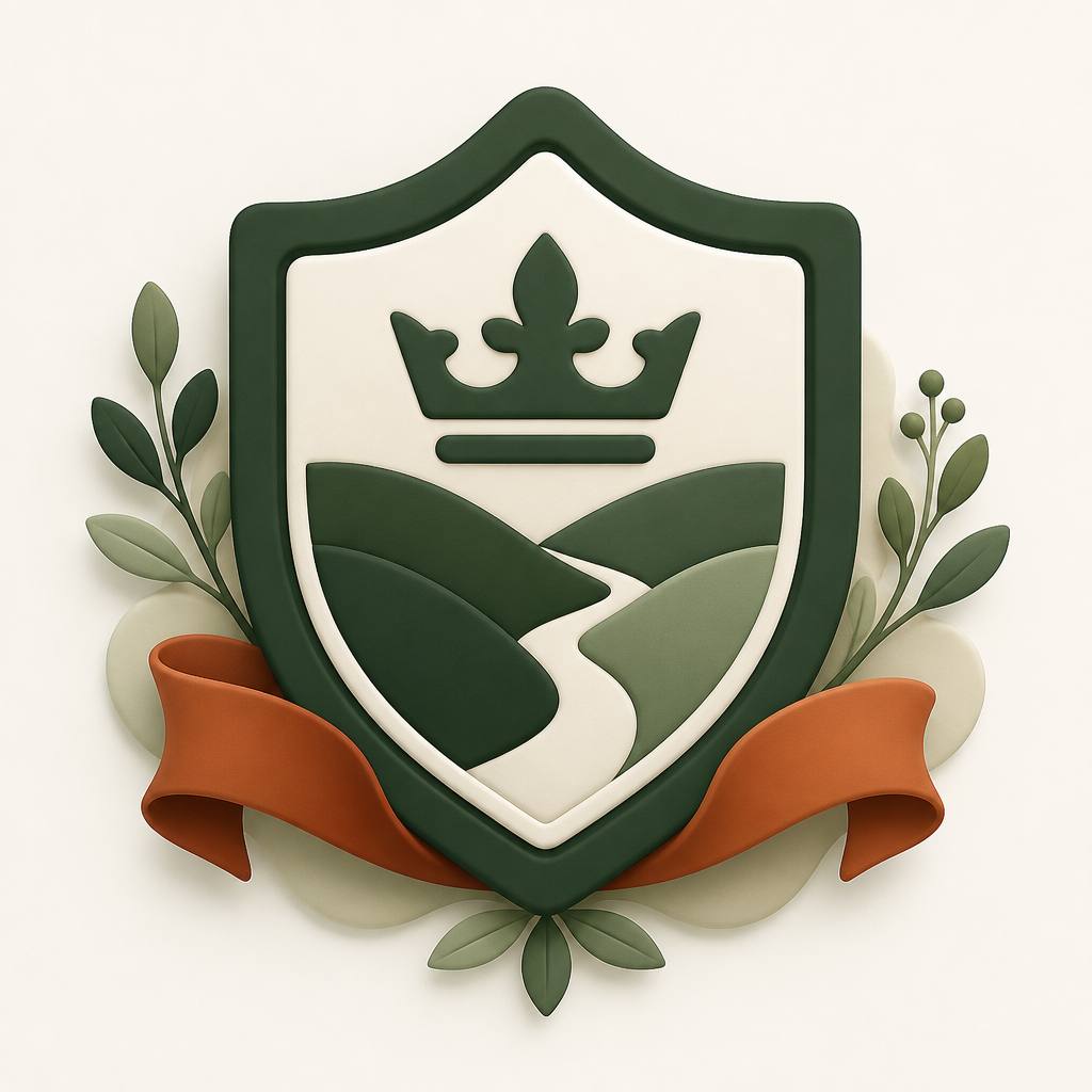 Abstract illustration suggesting a licensing seal
